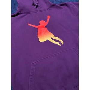 Official Little Dragon Nabuma Box Purple Hoodie with Album Art - Medium